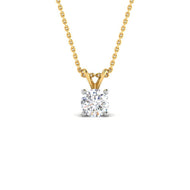 Lab Grown Diamond Silver Pendants