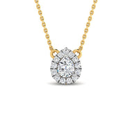 Lab Grown Diamond Silver Pendants