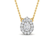 Lab Grown Diamond Silver Pendants