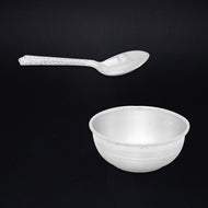 Silver Plates & Bowl