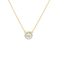 Lab Grown Diamond Gold Pendants