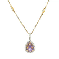 Lab Grown Diamond Gold Necklaces