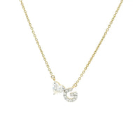 Lab Grown Diamond Gold Necklaces