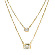 Lab Grown Diamond Gold Necklaces