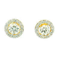Lab Grown Diamond Gold Earrings