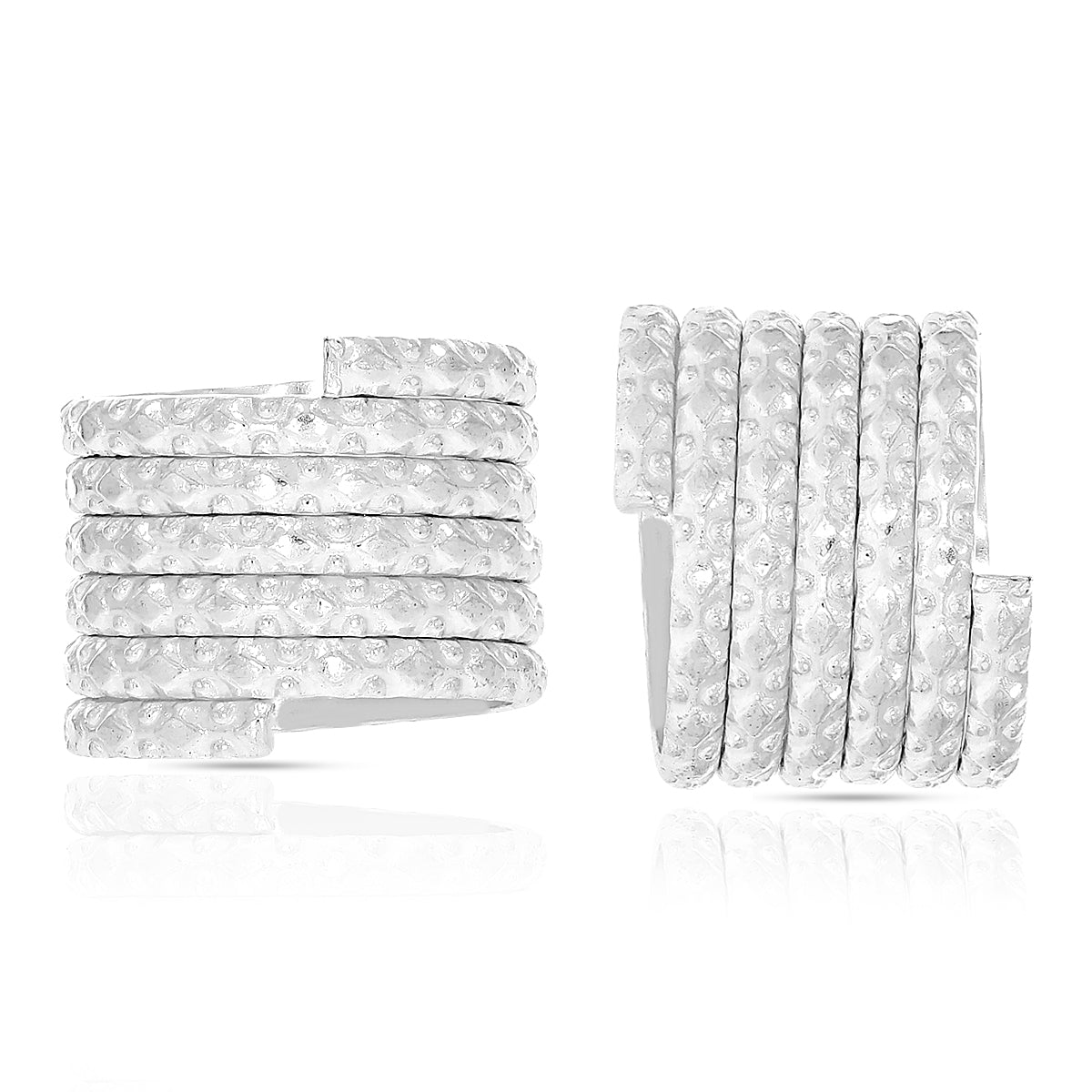 Gleaming Simplicity Silver Toe Rings