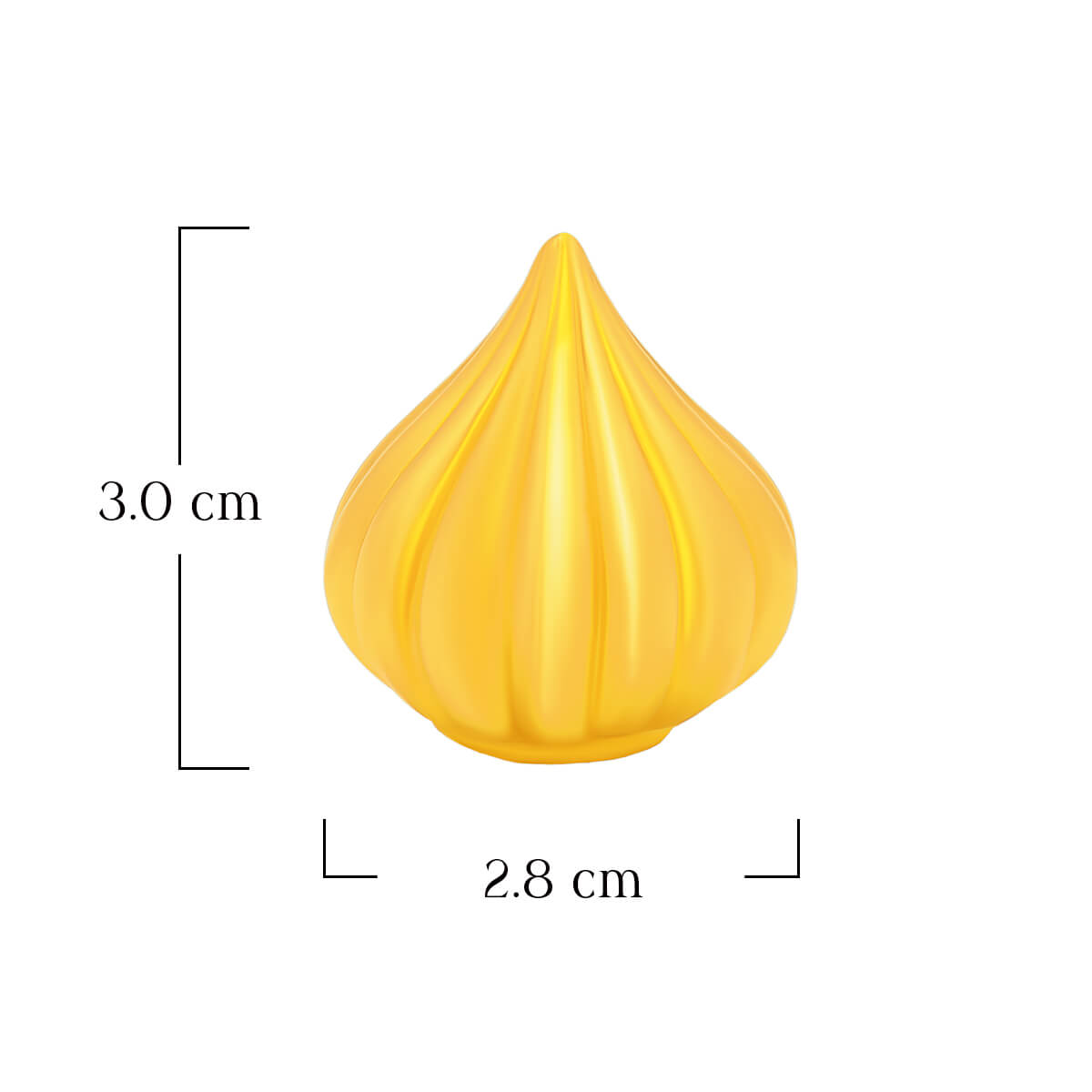 Gold Plated Silver Modak