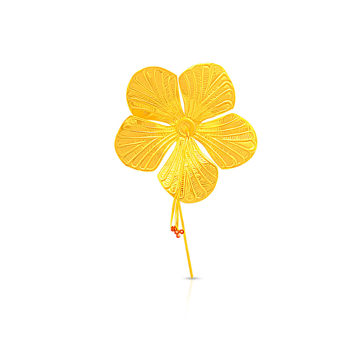 Golden Bloom Silver Jaswand Flower