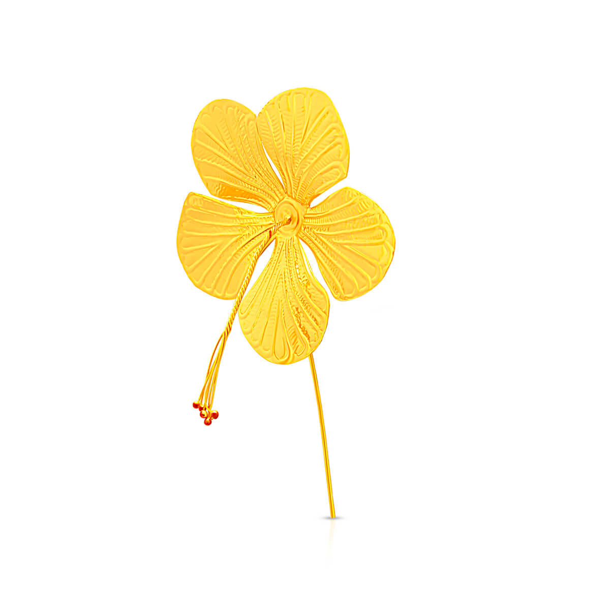 Golden Bloom Silver Jaswand Flower