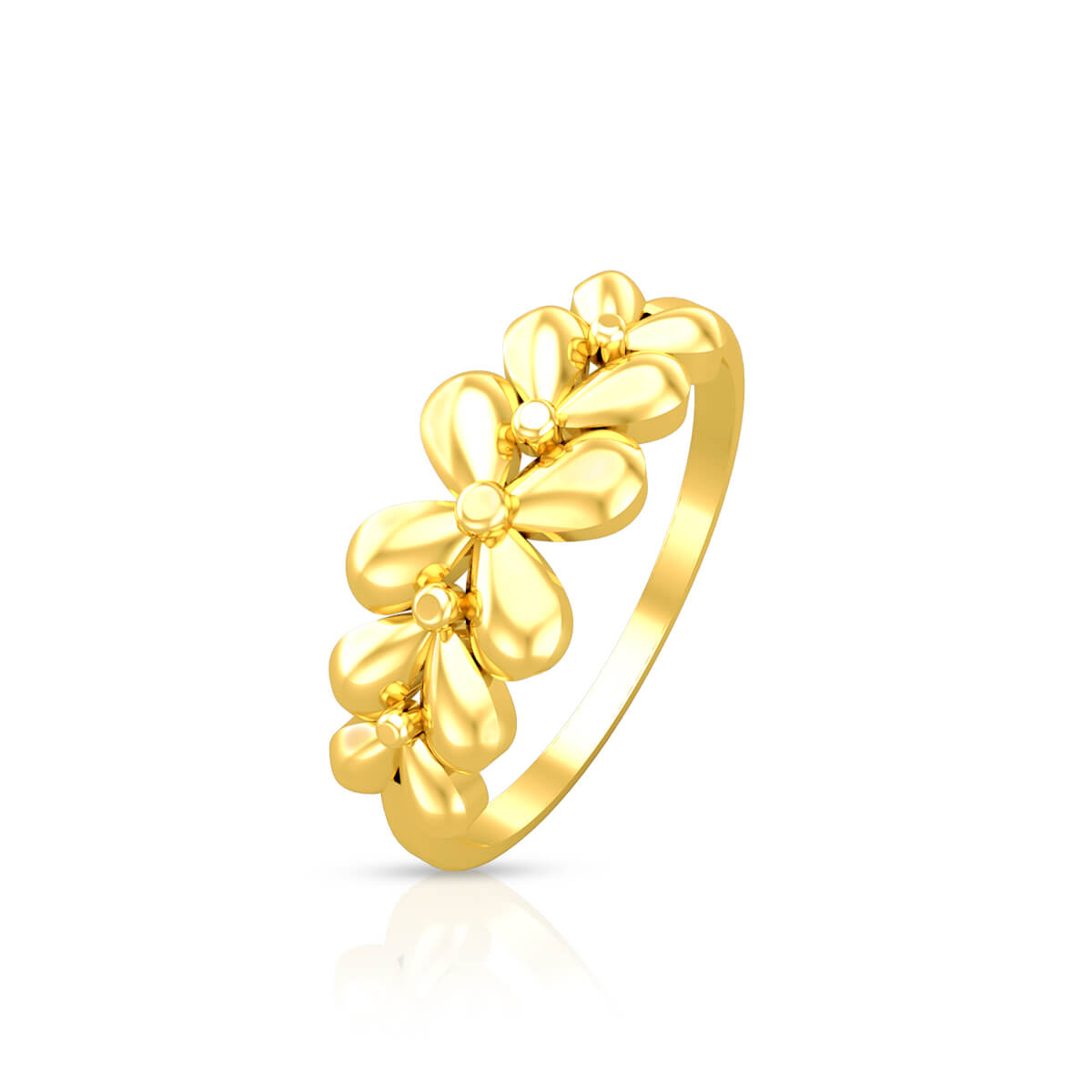 Iconic Clover Shine Gold Women Ring