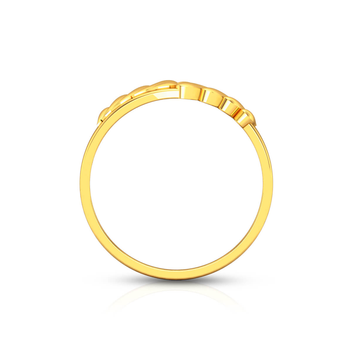 Enchanting Shine Gold Women Ring