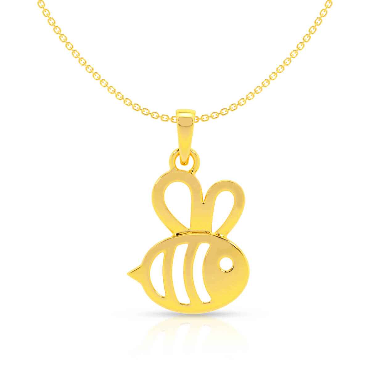 Bumble Bee 18K Gold Locket for Kids