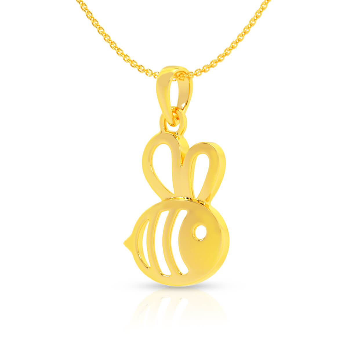 Bumble Bee 18K Gold Locket for Kids