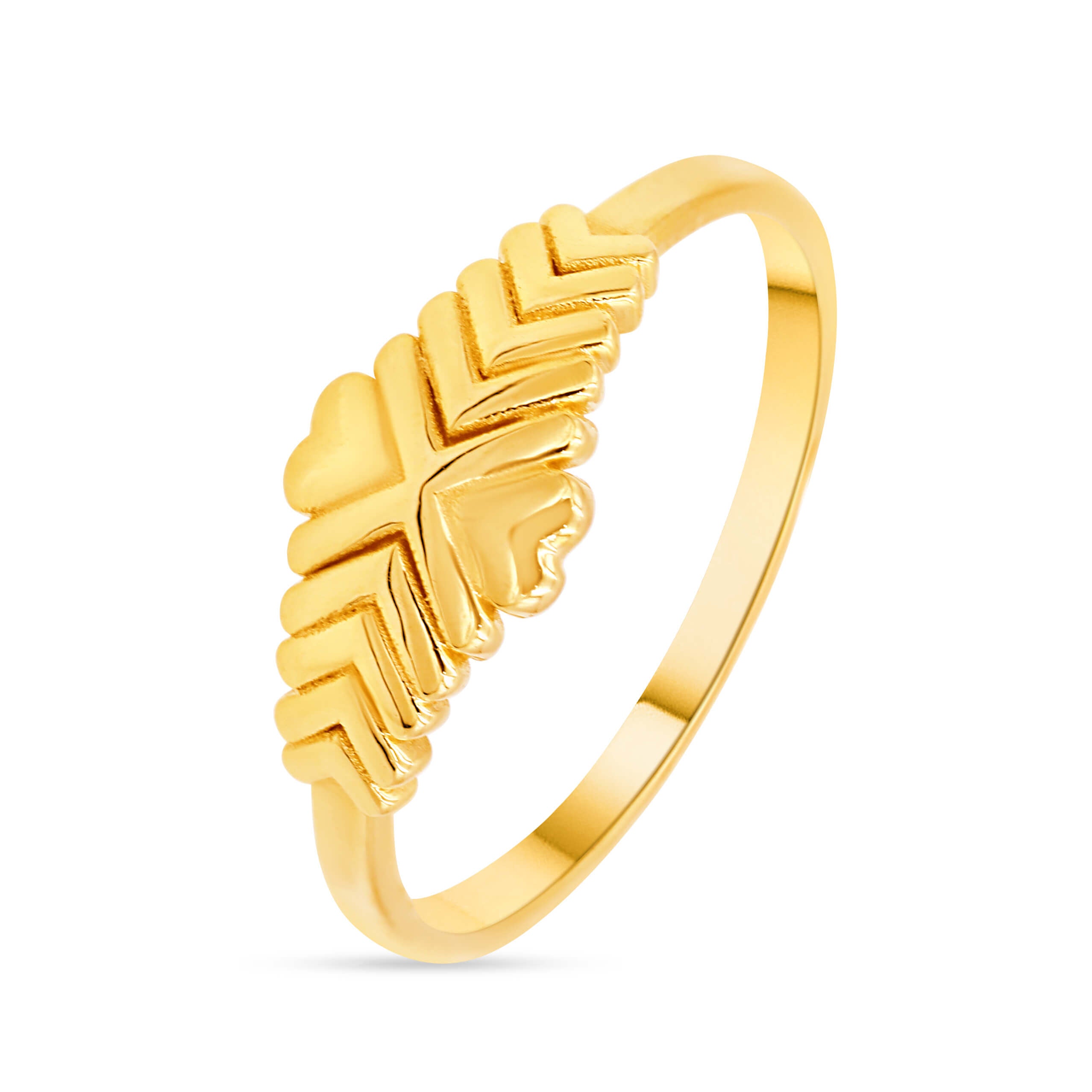 Alluring Glimmer 18K Gold Ring