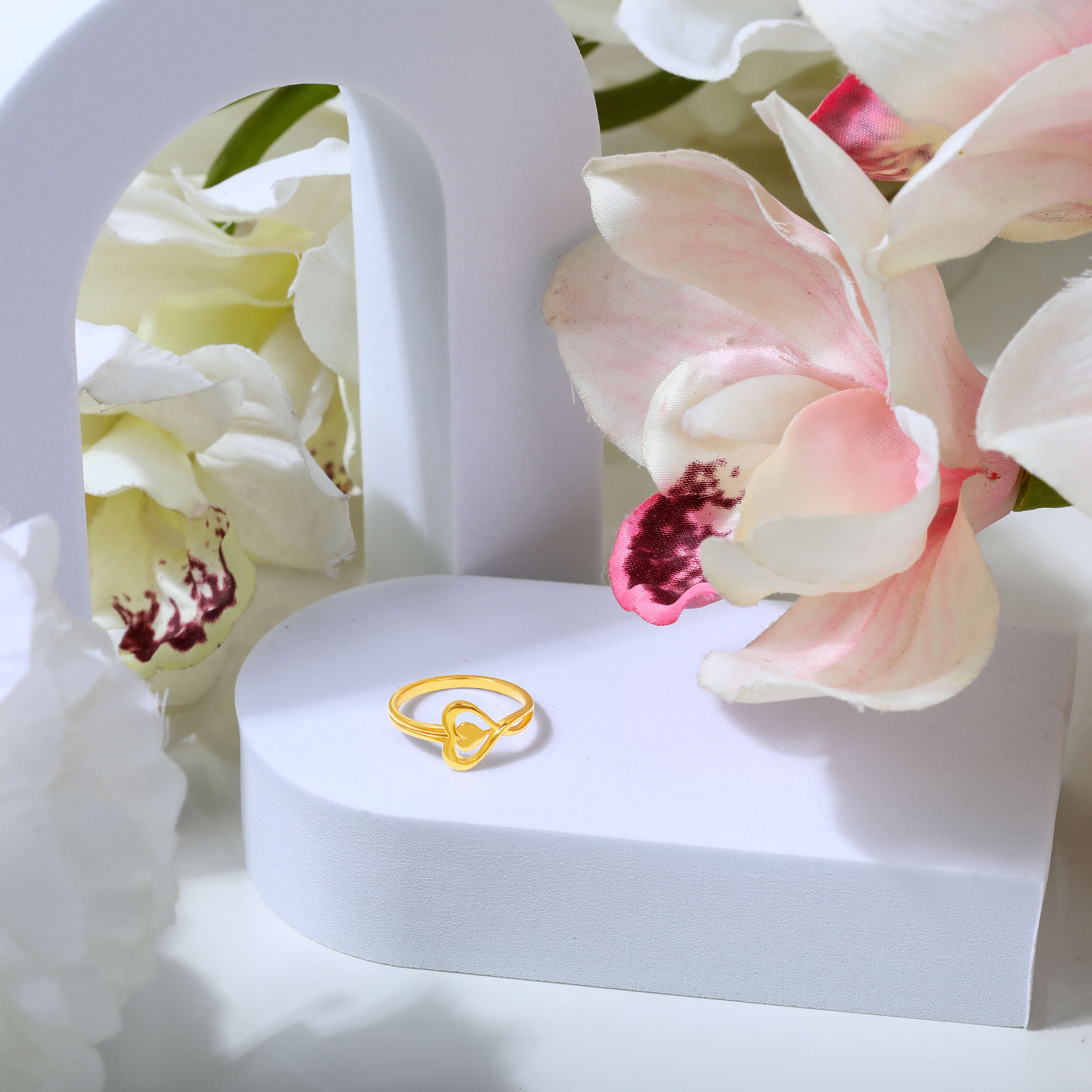 Blooming Hearts 14K Gold Ring