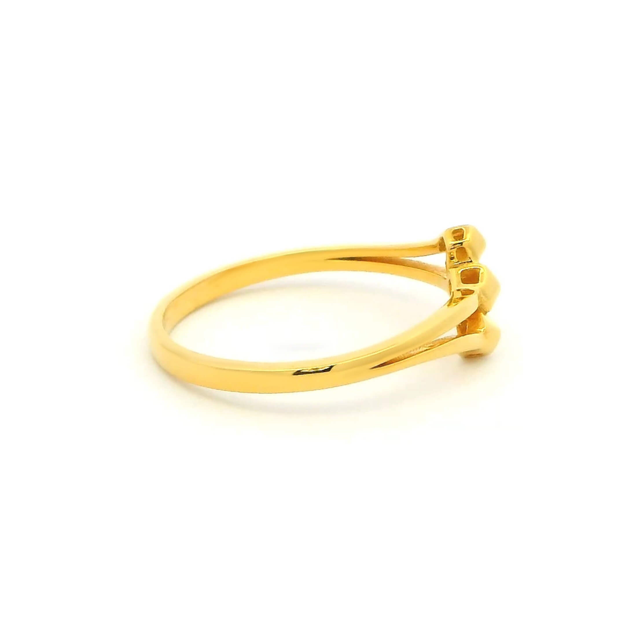 Minimalist Glow Gold Ring
