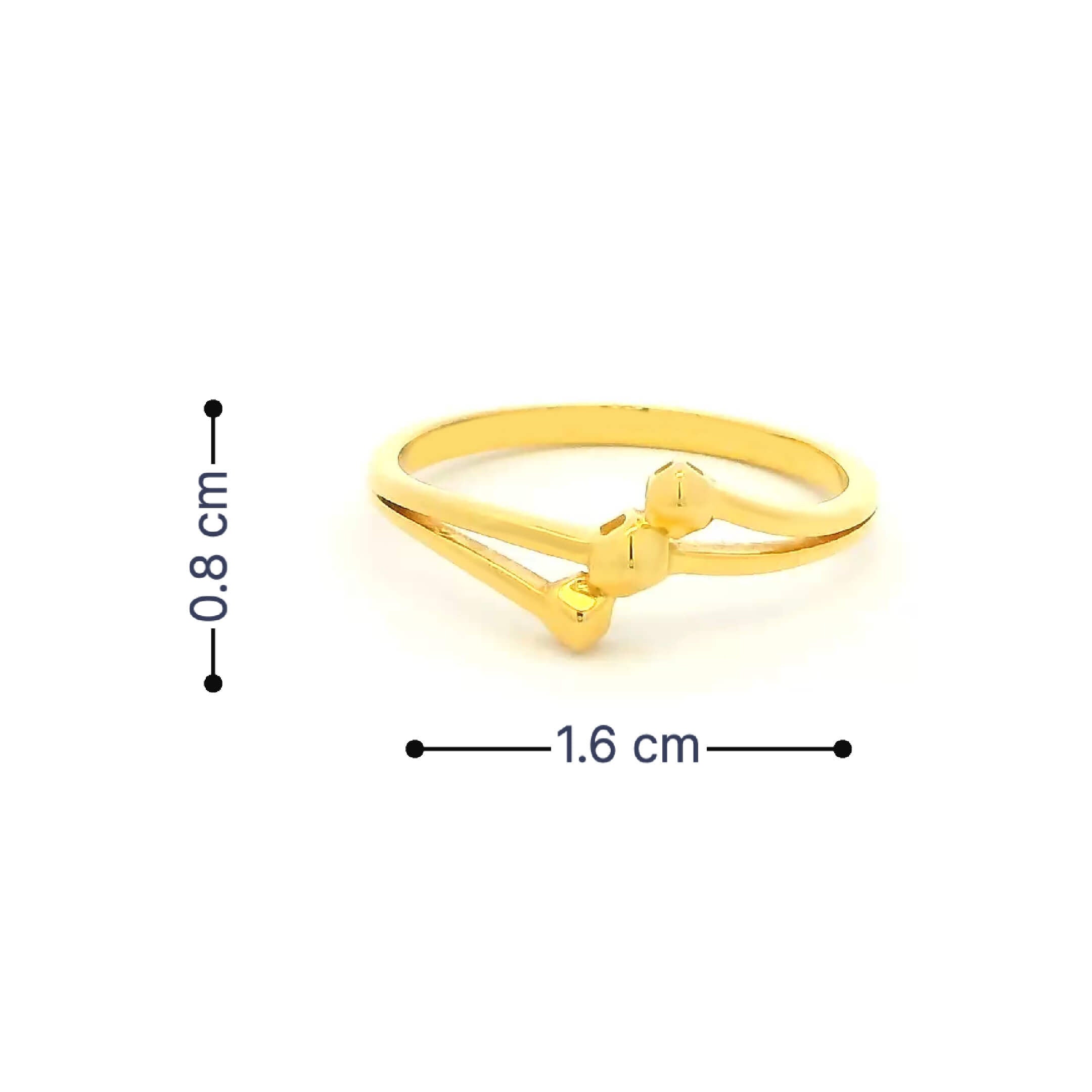 Minimalist Glow Gold Ring