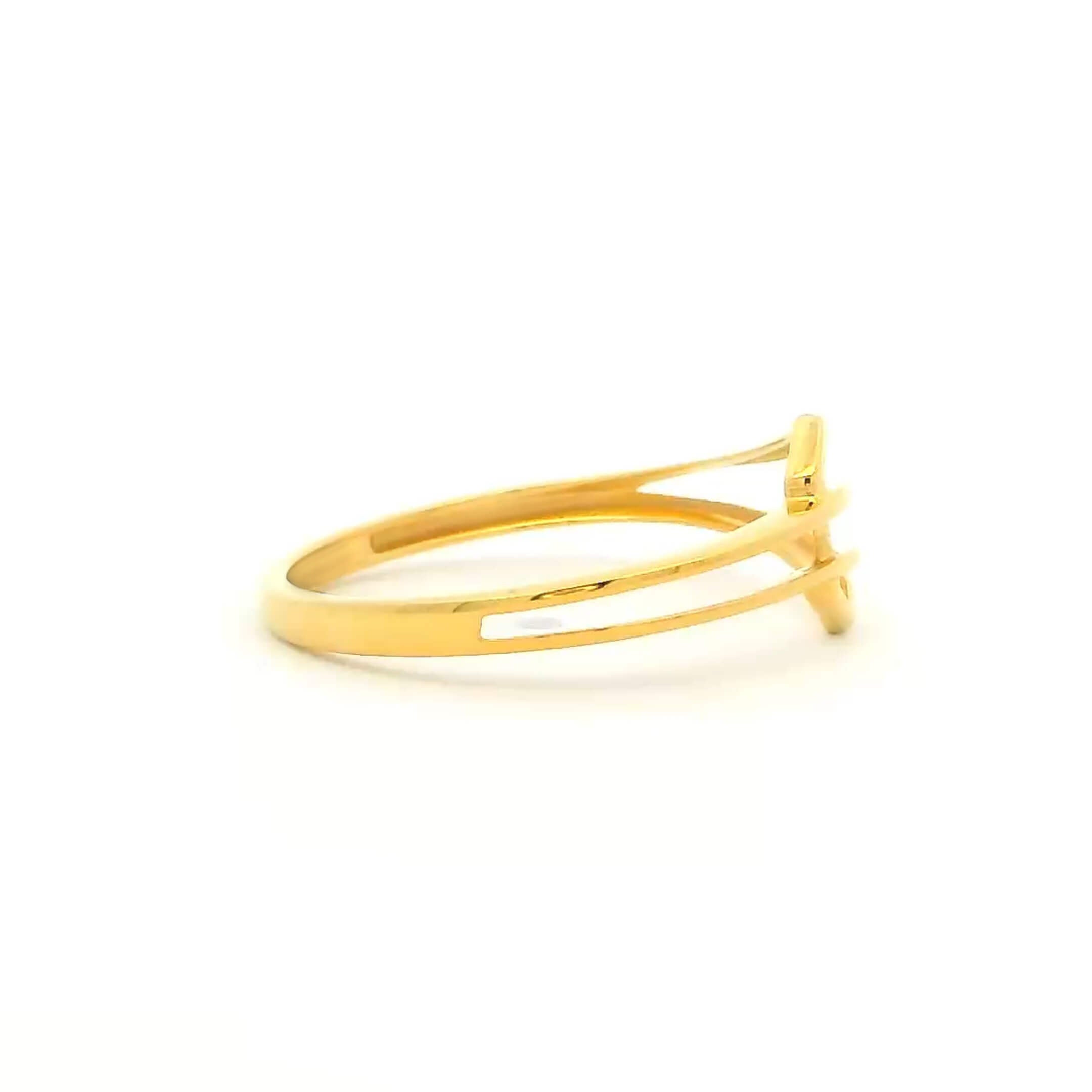 Minimalist Shine 14K Gold Ring