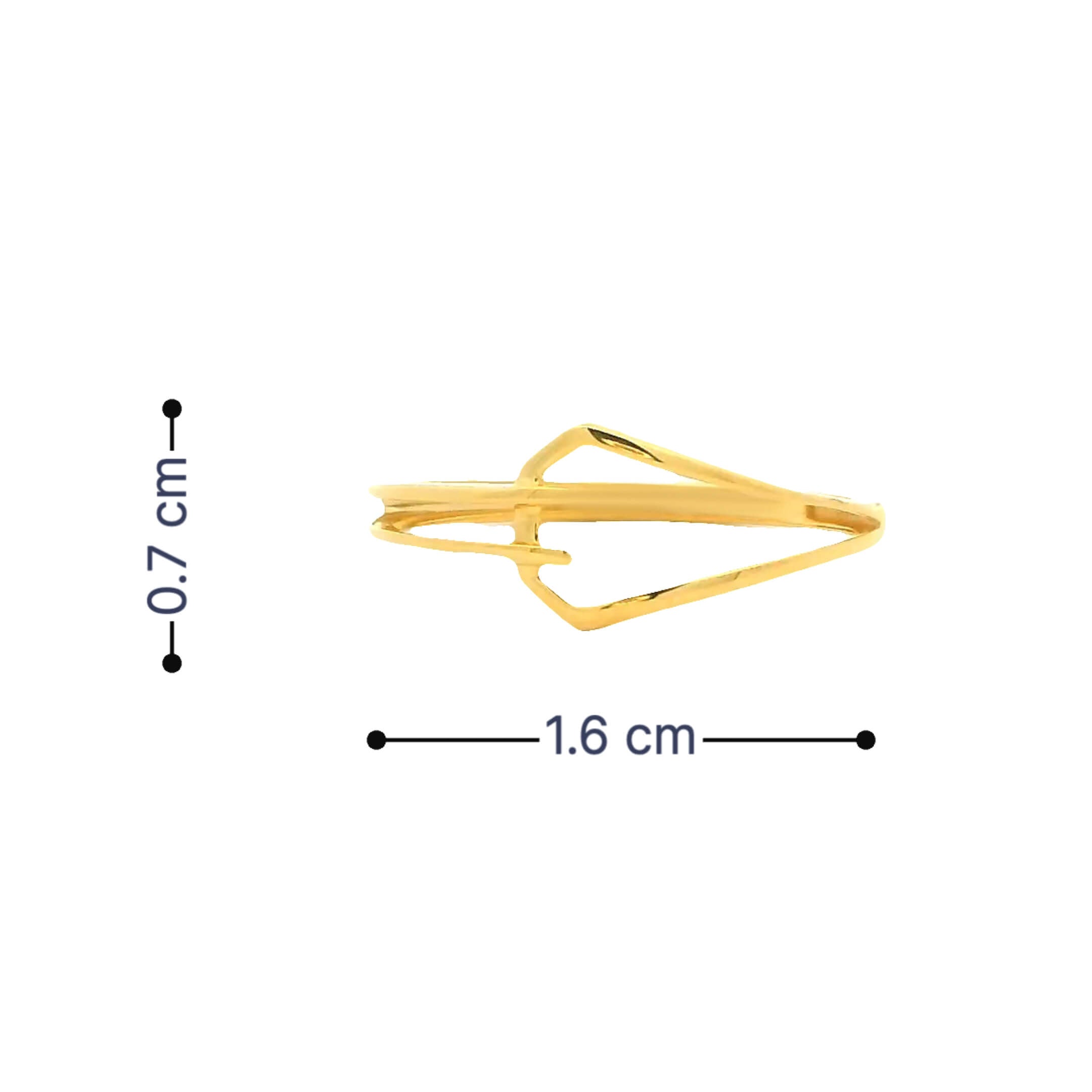 Minimalist Shine 14K Gold Ring