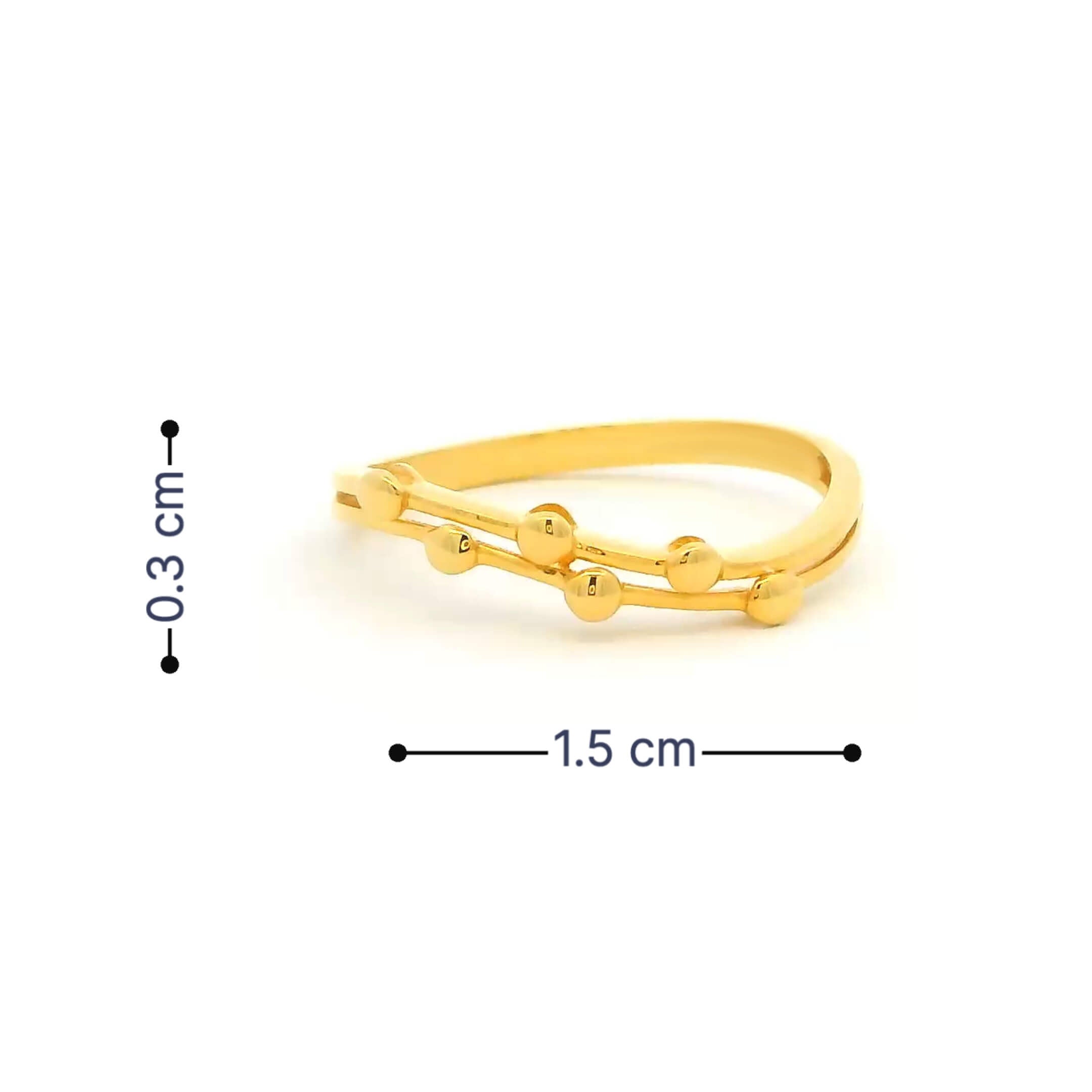 Rich and Ritzy Gold Ring 14K