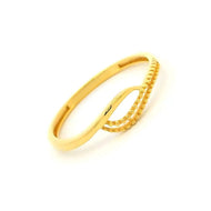 Sleek Magnetic Gold Ring