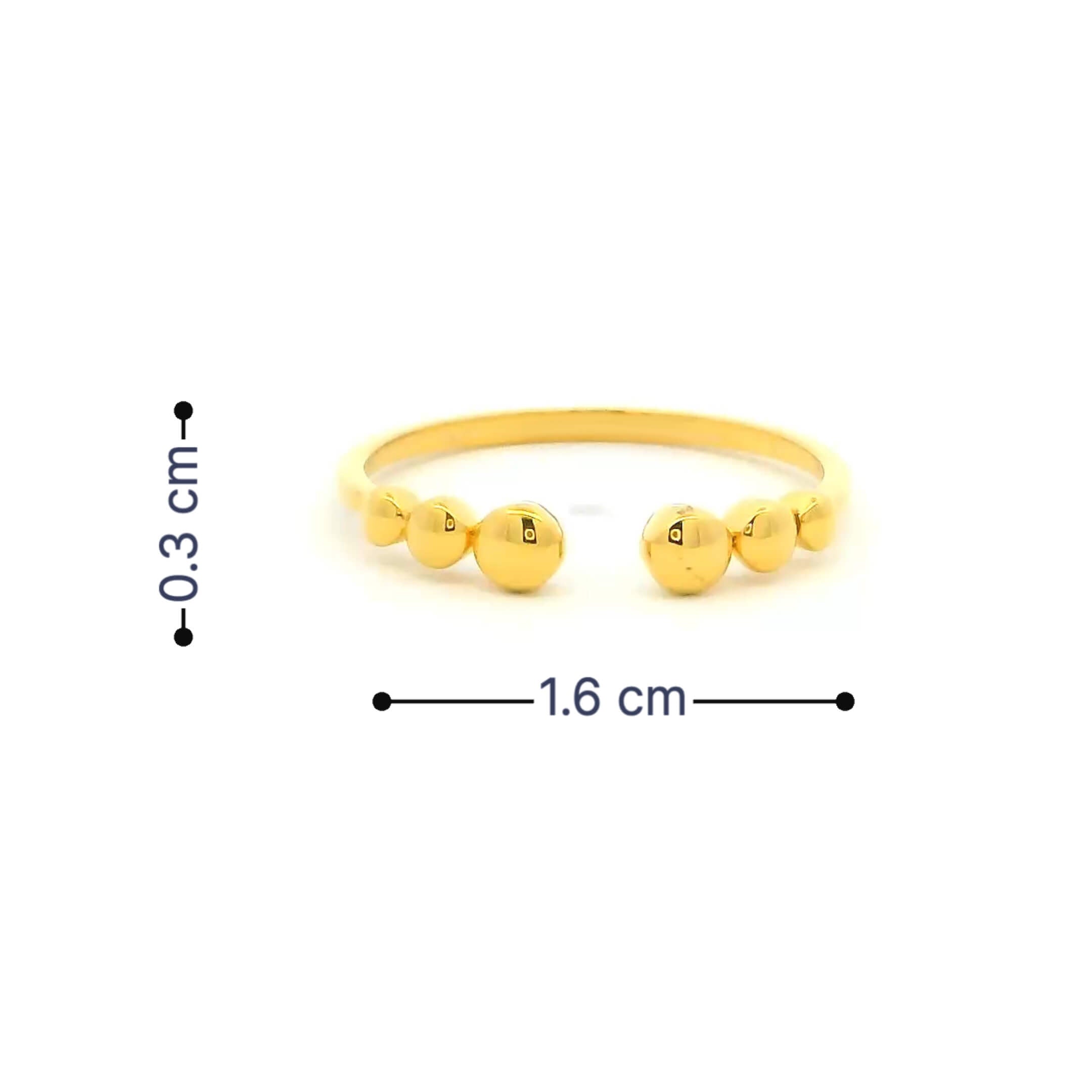 Modern Chic Gold Ring