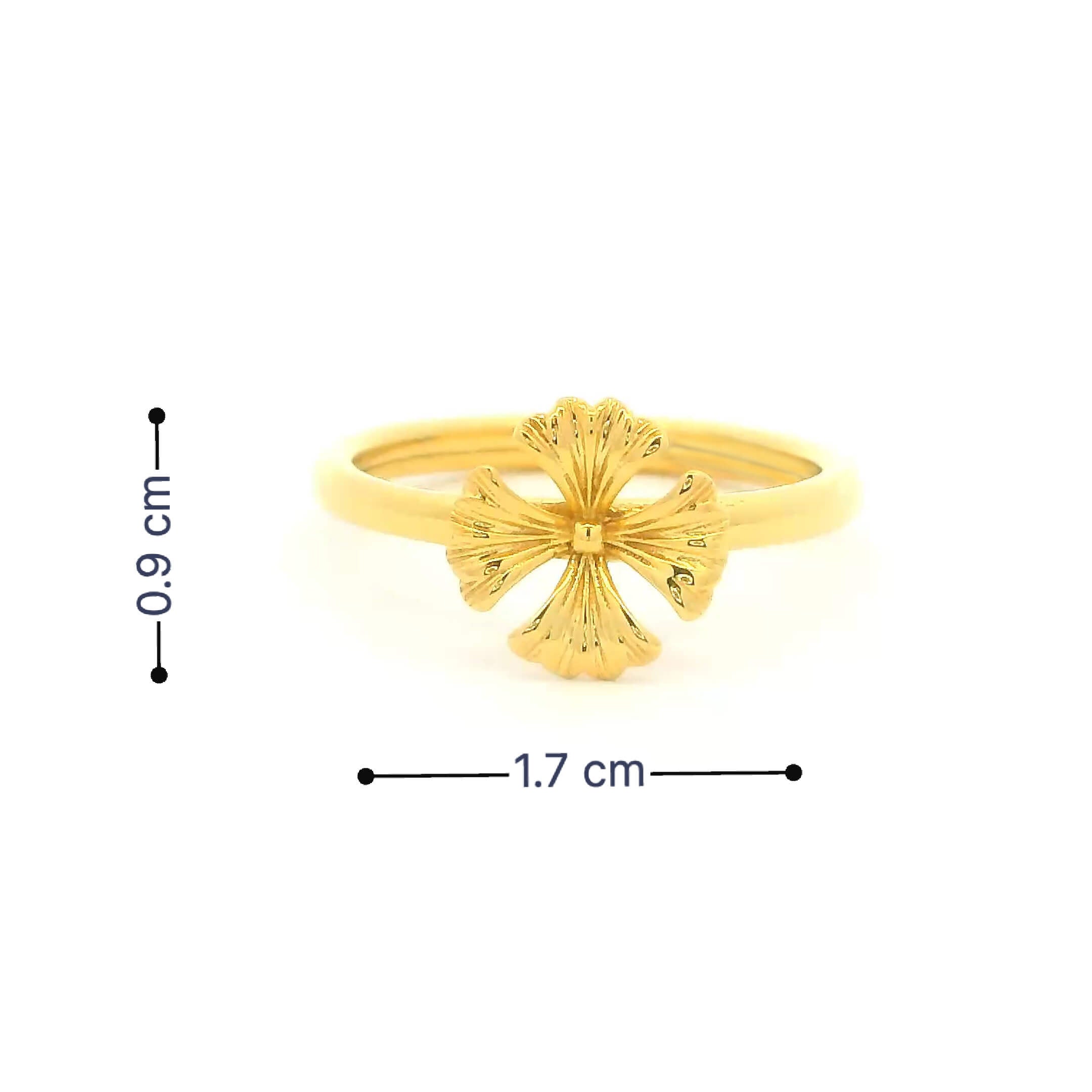 Mesmeric Daisy 14K Gold Ring