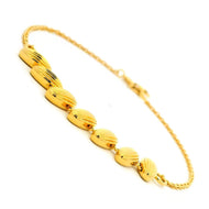 Captivating Glimmer Gold Bracelet for Women