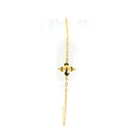 Bold Dazzle Gold Bracelet