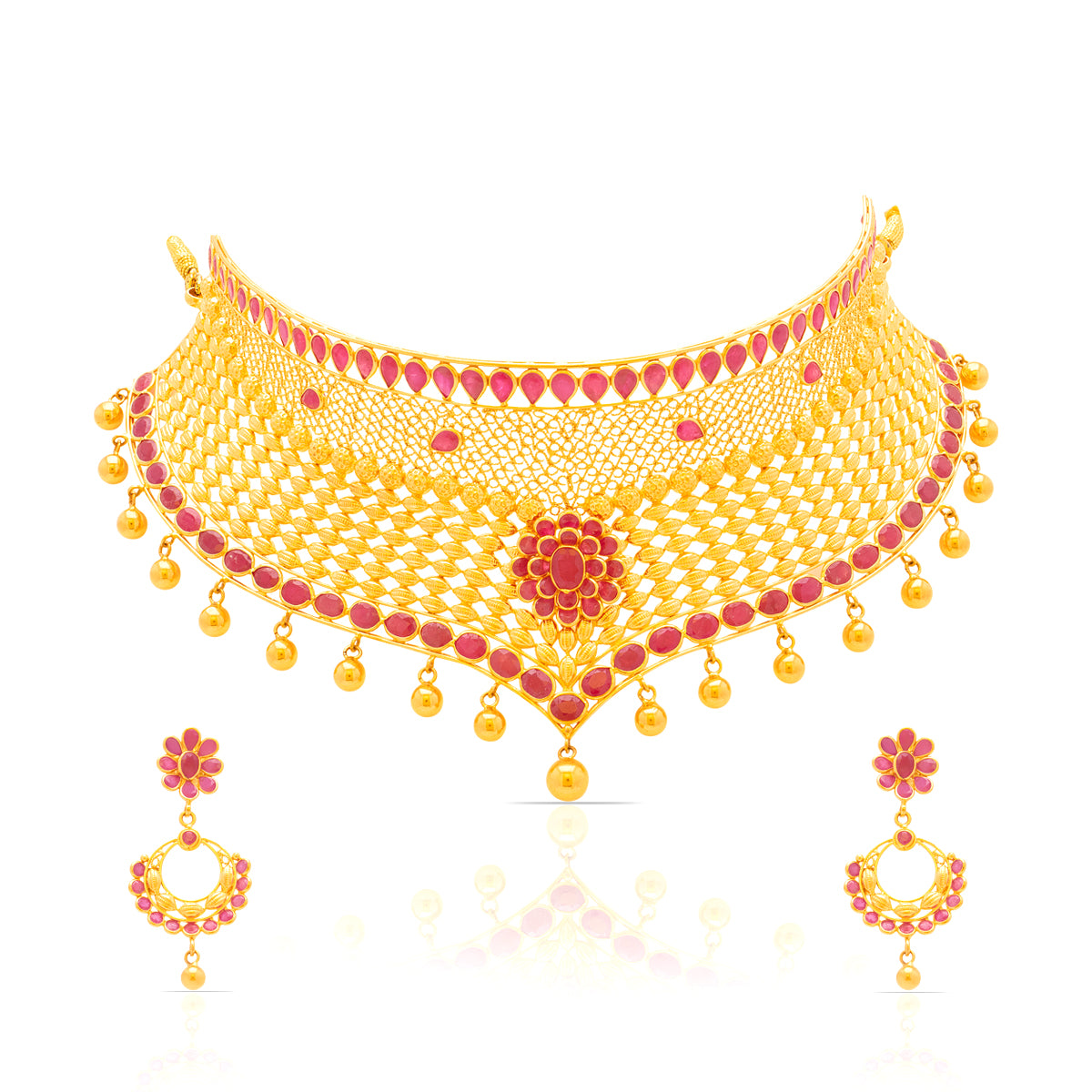 Regal Radiance Gold Choker