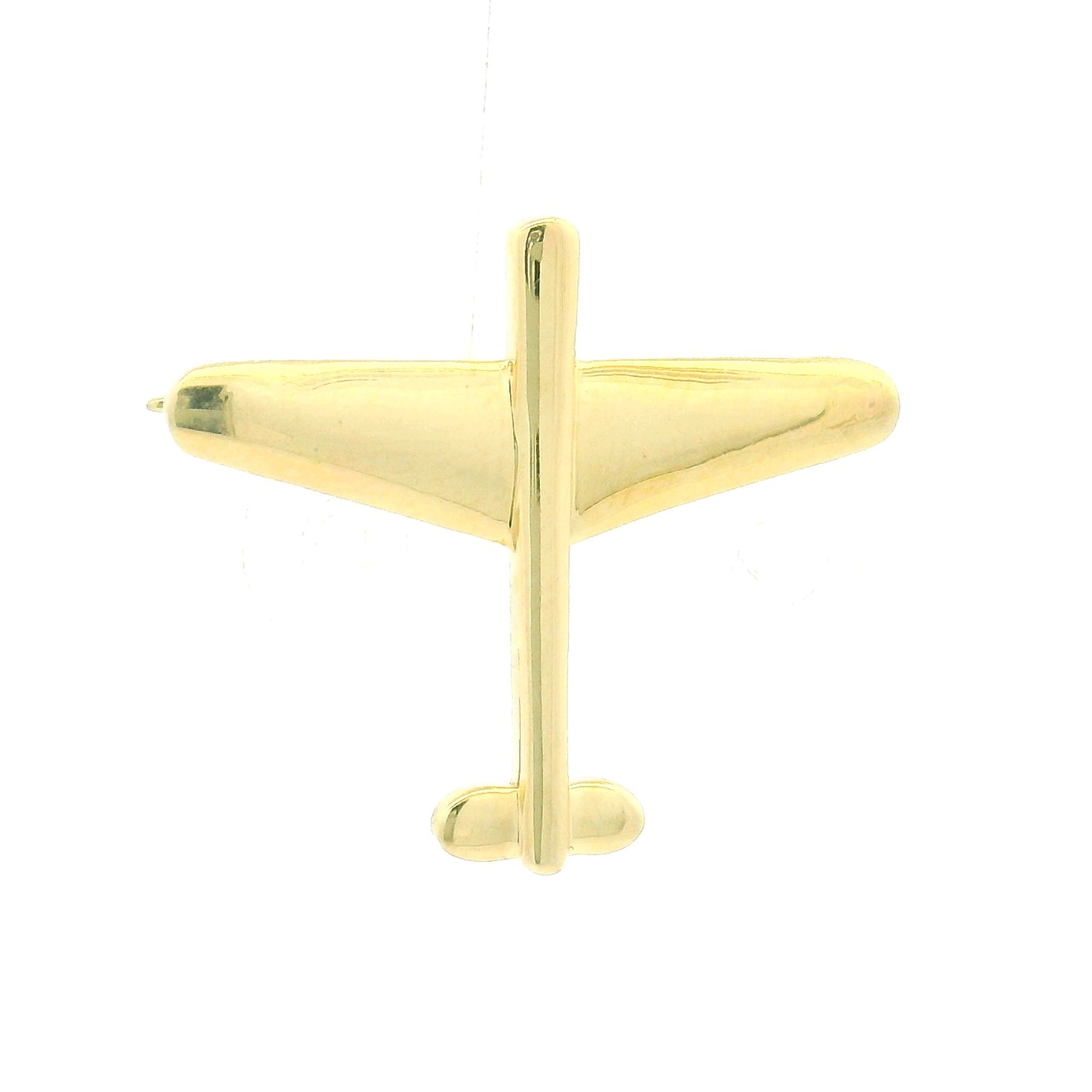 Husky Gleam Gold Brooch for Men