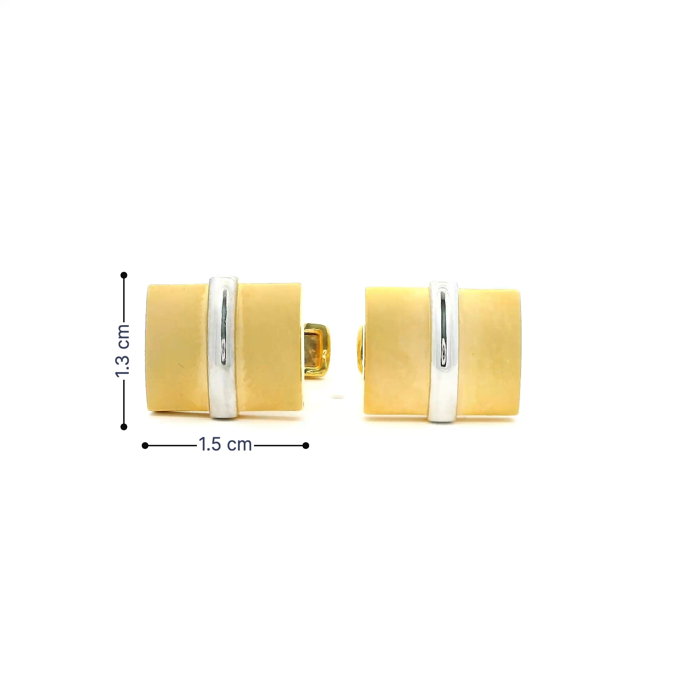 Sauve Shine Gold Cufflinks for Men