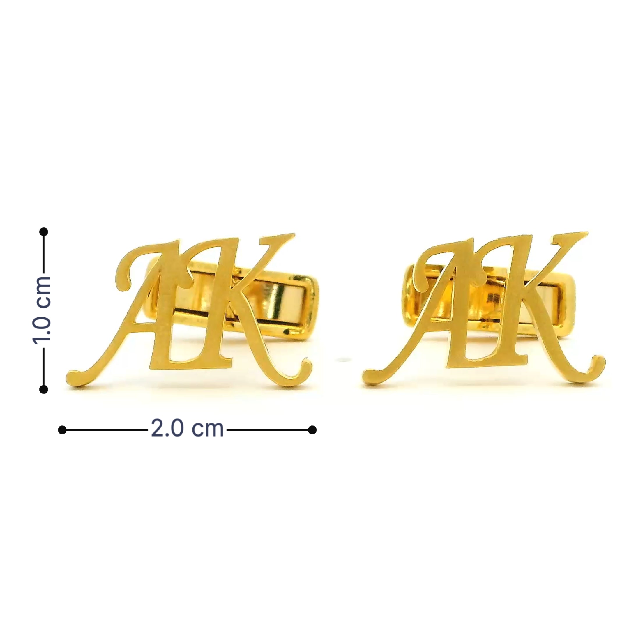 Husky Radiance Gold Cufflinks for Men