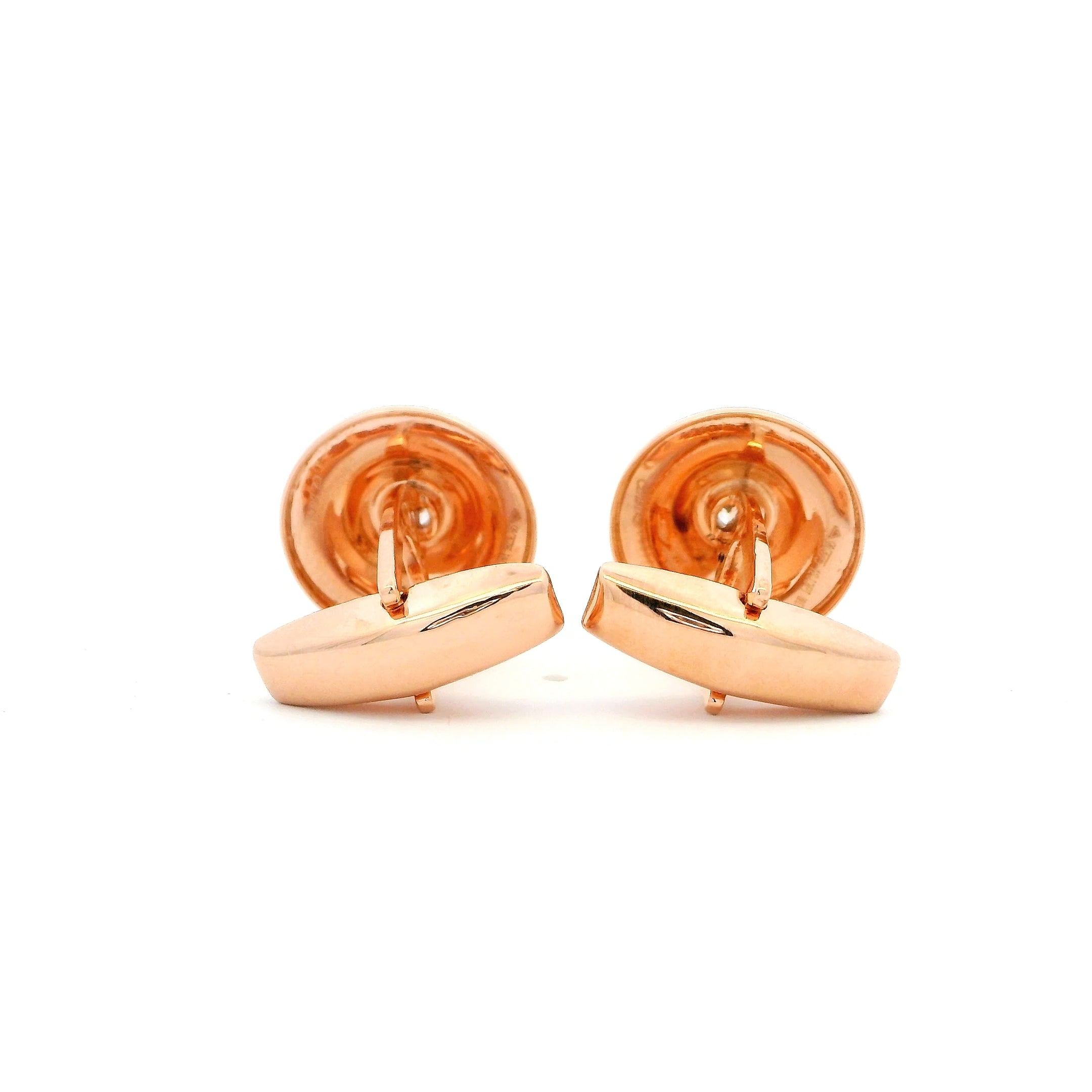 Mighty Zeal Rose Gold Cufflinks for Men