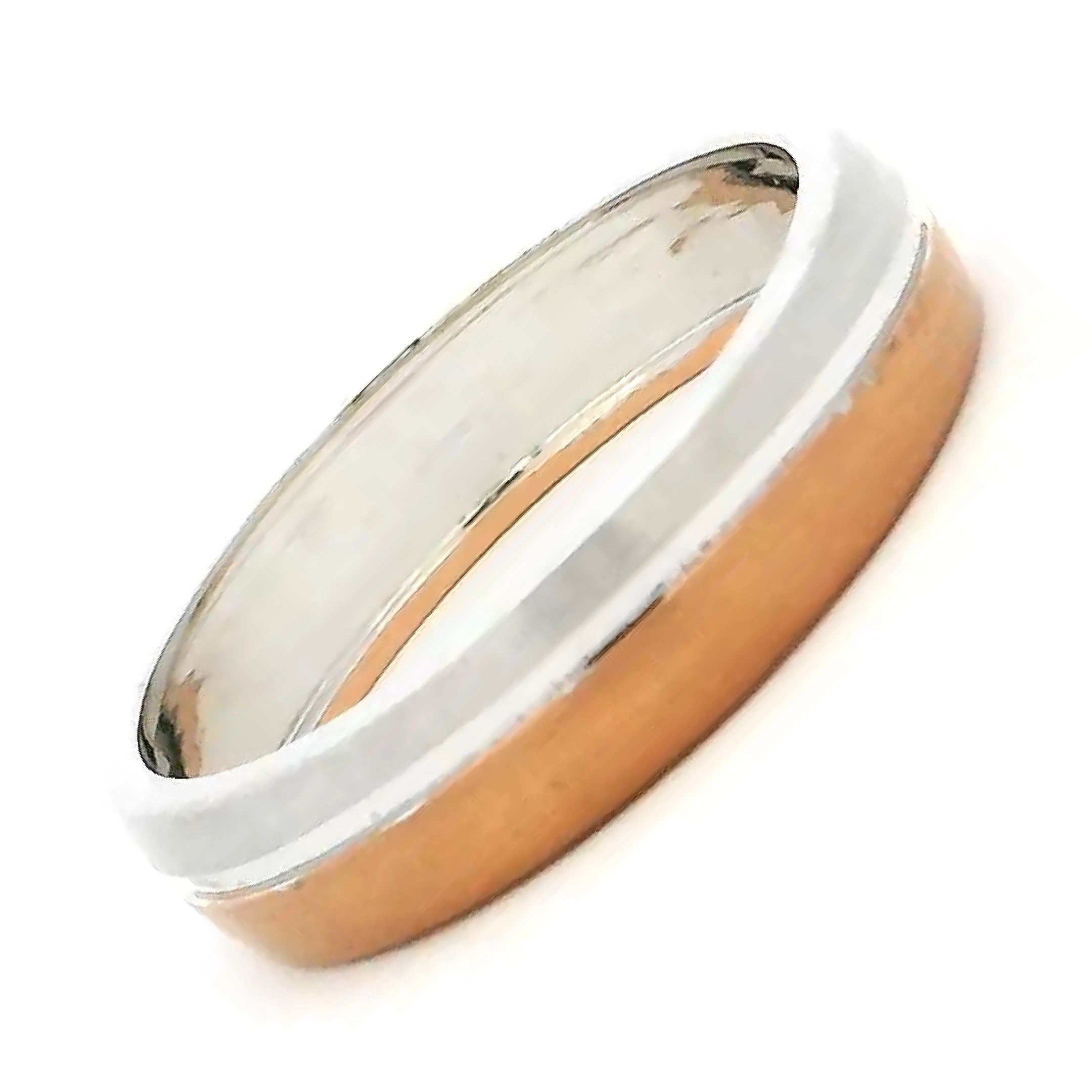 Modish Glow Rose Gold Ring for Men