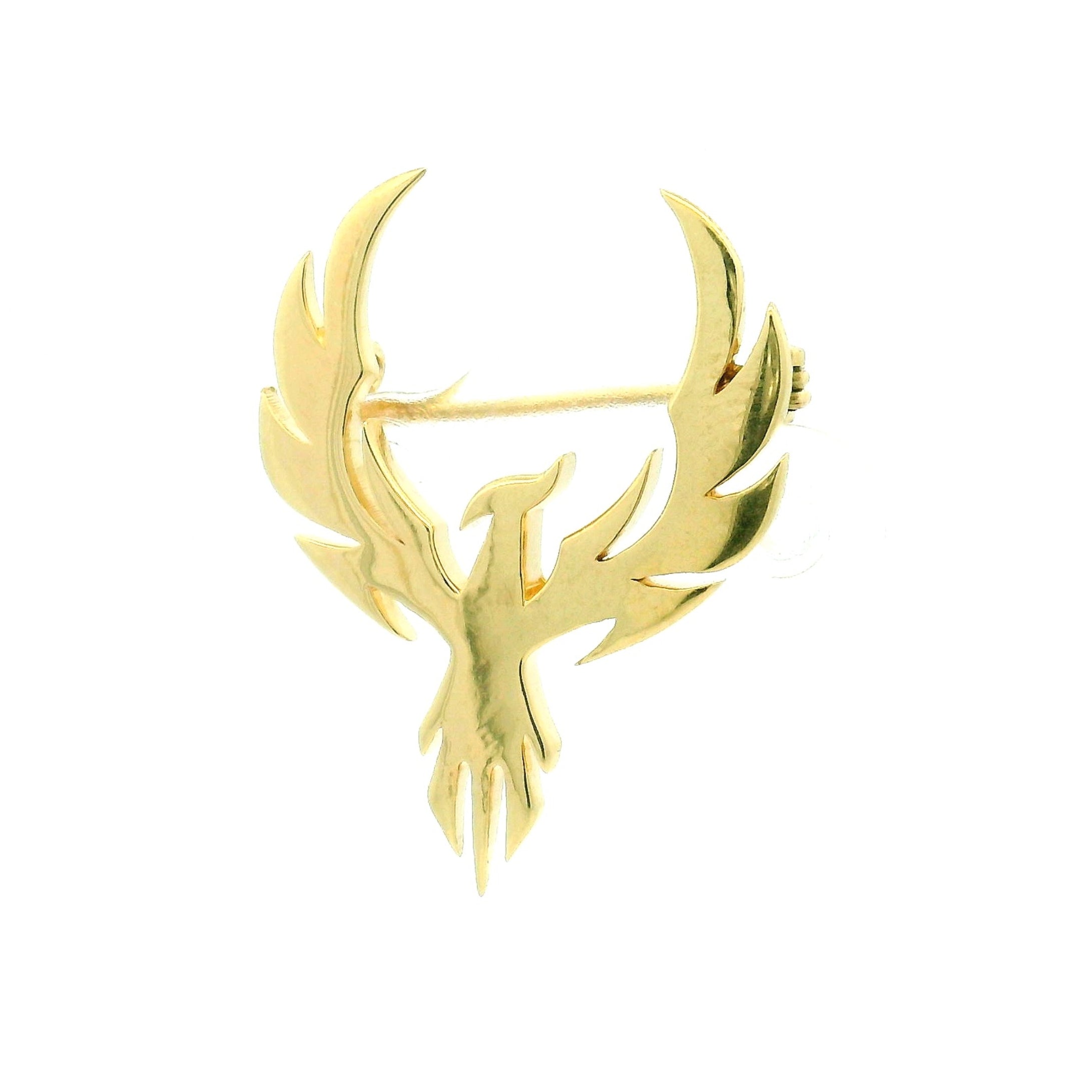 Wings of Freedom Gold Brooch for Men