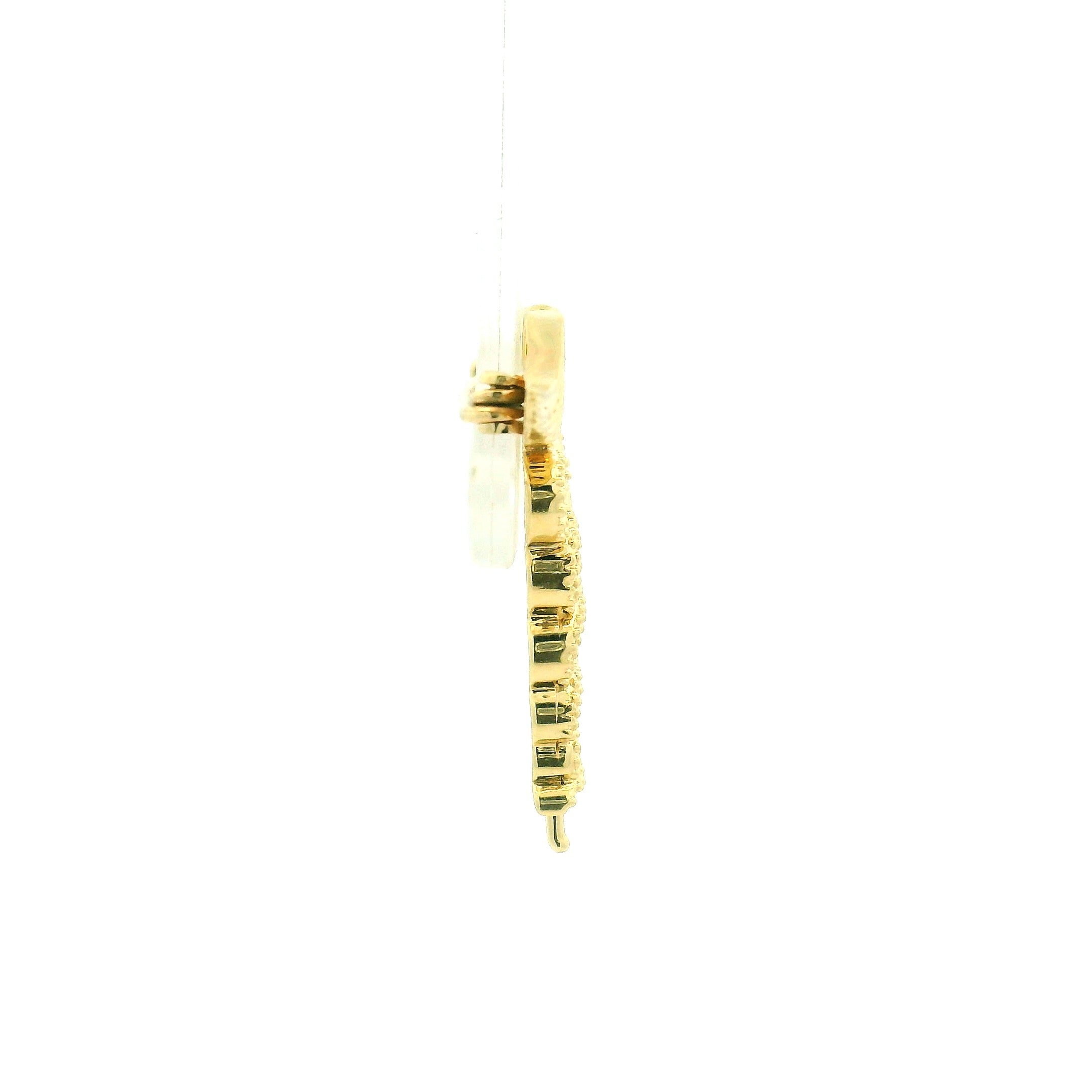 Shine in Sauve Gold Brooch for Men