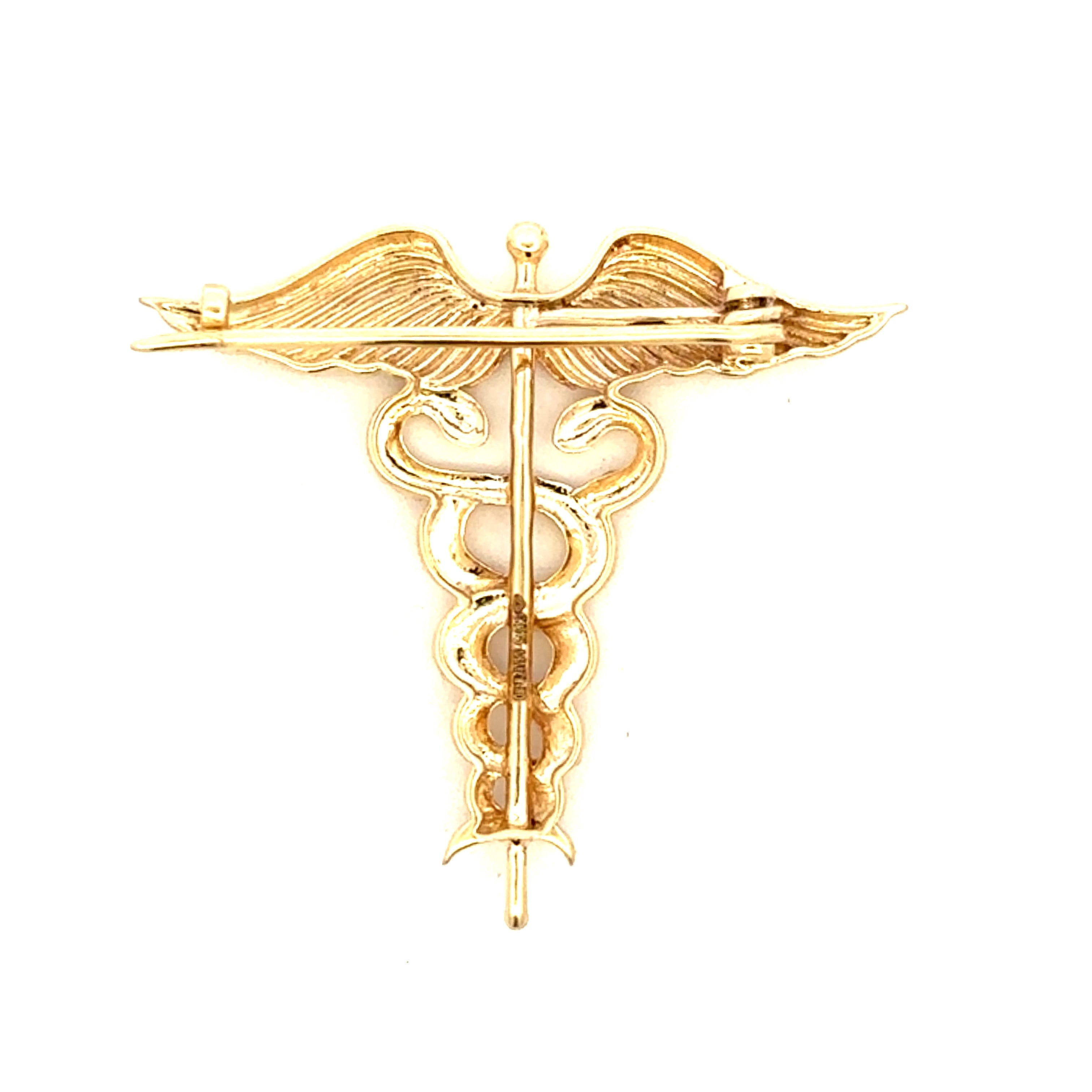 Shine in Sauve Gold Brooch for Men
