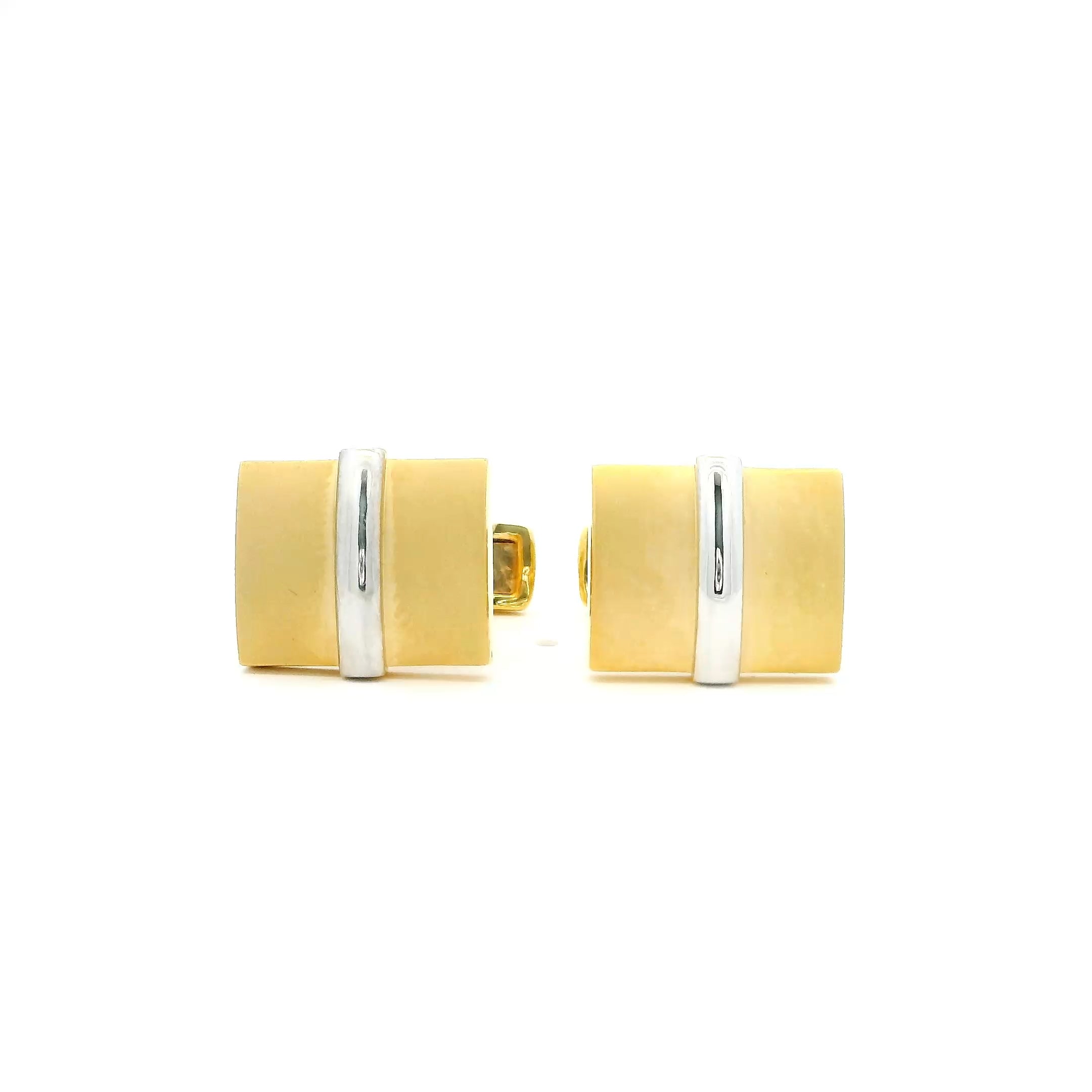 Sauve Shine Gold Cufflinks for Men