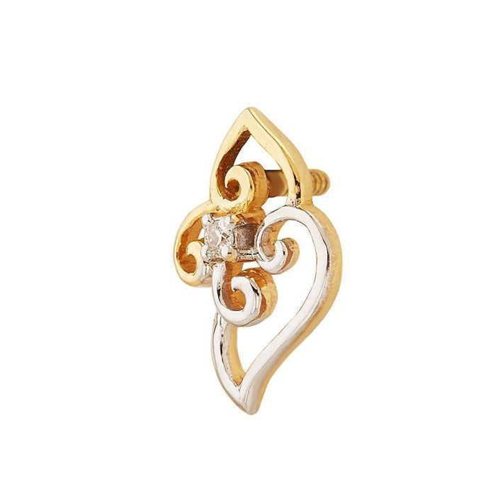 Shining Enigmatic 18K Gold Studs