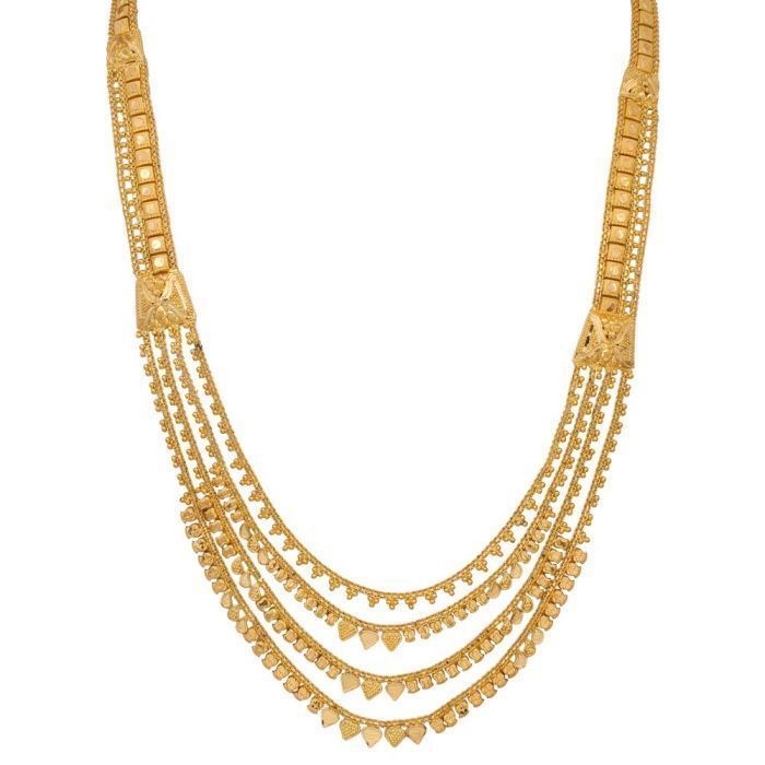 Regal Charm Gold Layer Necklace