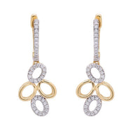 Shimmering Enigmatic 18K Danglers