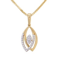Elegant Shimmer Diamond Pendant
