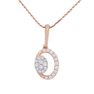 Splendorous Shining Orbs Diamond Pendant