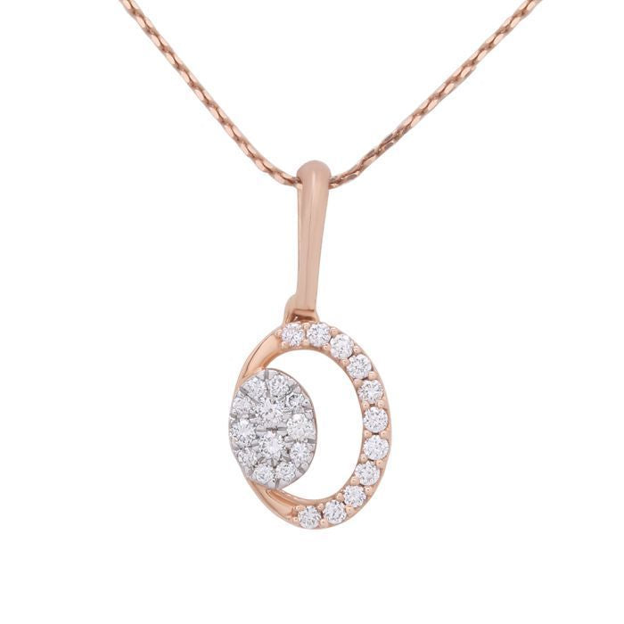 Splendorous Shining Orbs Diamond Pendant