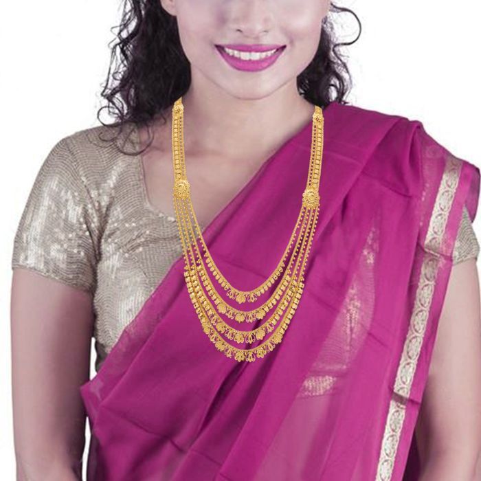 Regal Grace Gold Layer Necklace