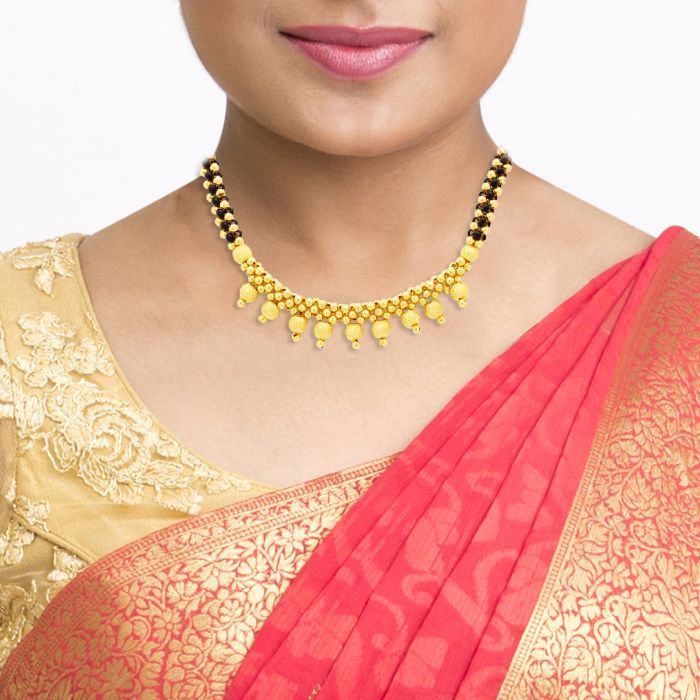 Traditional Gold Thushi Necklace