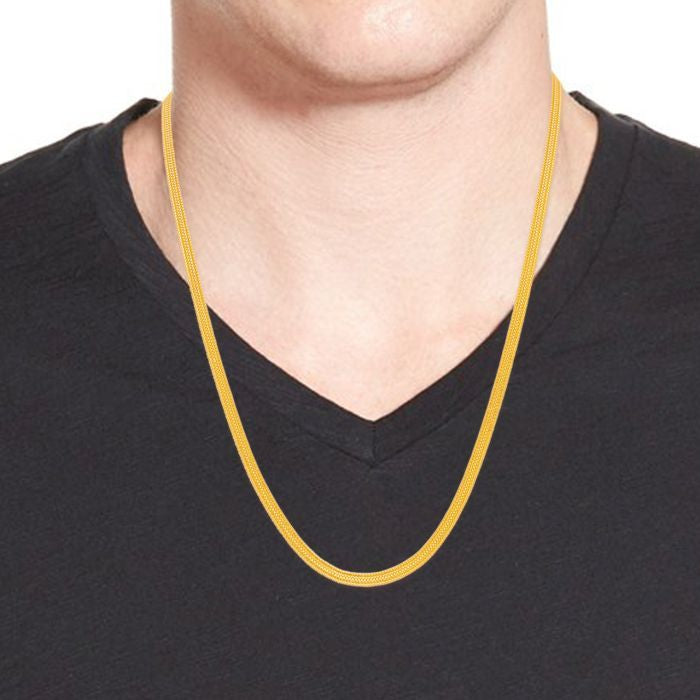 Bold Sheen Gold Chain For Men