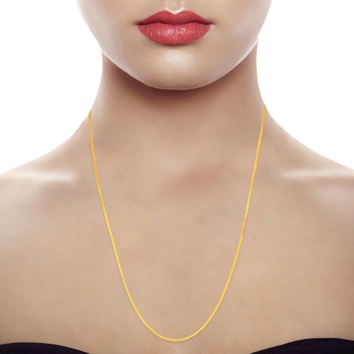 Minimalist Glow Gold Chain For Women