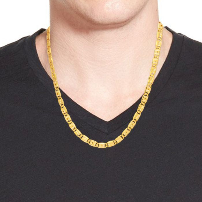 Vintage Glow Gold Chain For Men